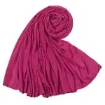 Soft Cotton Jersey Hijab Scarf Hibiscus color