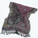 black pashmina shawl- Elegant