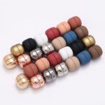 Magnetic scarf pins in assorted colors