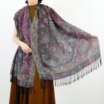 black pashmina scarf