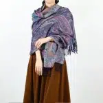 Sapphire pashmina shawl