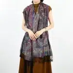 luxury black pashmina