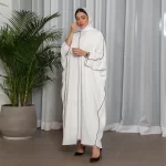 Modest Islamic clothing abaya with long sleeves