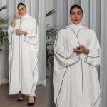 Long Sleeve Muslim Abaya Dress for Women